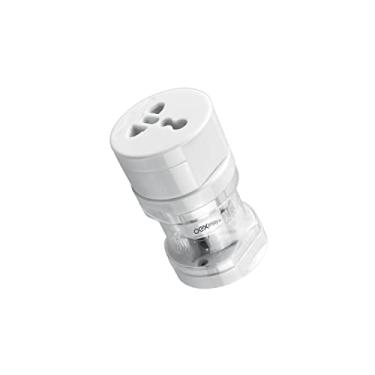 Imagem de Conversor de padrões de tomada universal Bivolt CP100 Branco