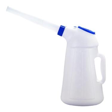 Imagem de Generic JUG de medição de petróleo universal à prova de vazamento portátil resistente com tampa, dispensador de petróleo automotivo para veículo automotivo, 4l
