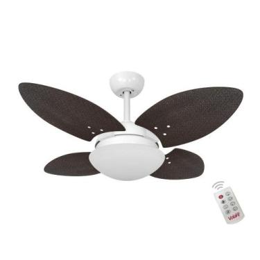 Imagem de Ventilador Volare Mini P Palmae Tabaco 127V Controle Remoto - CASA H