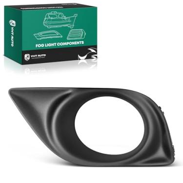 Imagem de YHTAUTO Moldura de farol de neblina serve para Nissan Versa 2012-2014 Sedan para-choque dianteiro capa de farol de neblina guarnição lado esquerdo do motorista