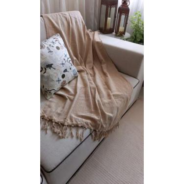 Imagem de Manta para Sofá 2,40 x 1,80 Gigante 100% Algodão Luxo - Dona Odette Ar
