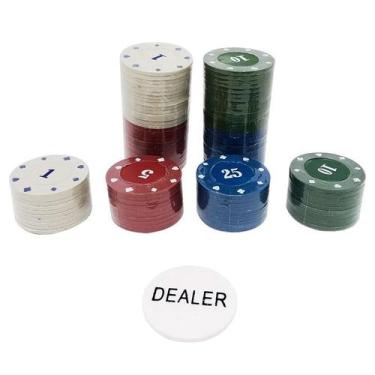 Imagem de Jogo Poker com 100 fichas - ONYX