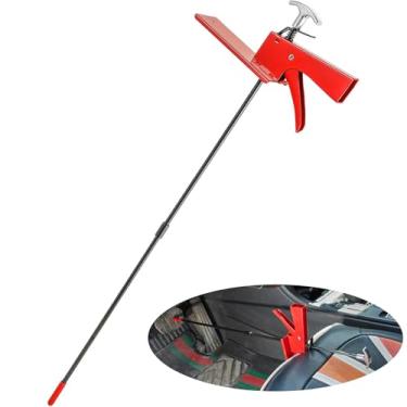 Imagem de DASBET Ferramenta depressora de pedal de freio de 71 cm | Depressor de pedal de freio ajustável para pedais de carro, caminhão e veículo, ferramenta de depressor de pedal do acelerador para freio de