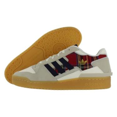 Imagem de adidas Tênis masculino Forum Low, Branco/azul marinho universitário/borgonha-bege, 46