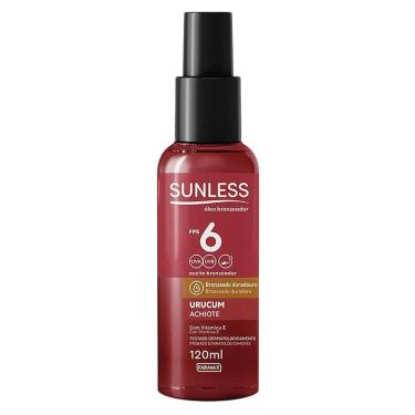 Imagem de Óleo Bronzeador Sunless Urucum FPS 6 com 120ml