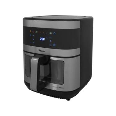 Imagem de Air Fryer Philco PAF90C Preto e Inox Digital 9L, Preto e Inox, 110V