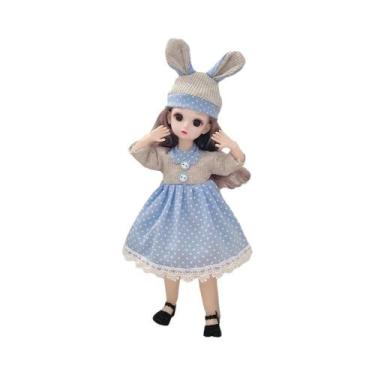 Imagem de Boneca Anime BJD De 30cm 1/6 Com Conjunto Completo De Roupas, 23 Junta