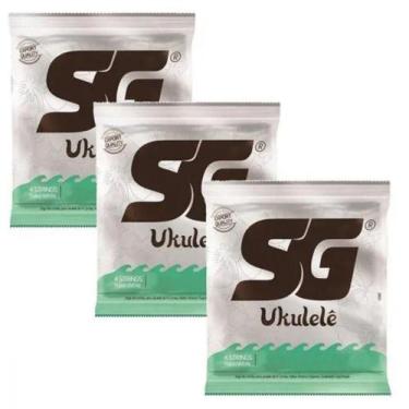 Imagem de Kit 3 Encordoamento Sg Strings 029 / 029 Para Ukulele Tenor - OUTRAS M