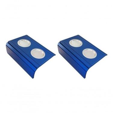 Imagem de Kit 02 Esteira Laqueada Sofá Azul Bic - M A SORPREZO