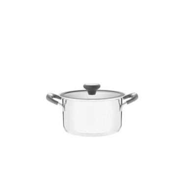 Imagem de Caçarola Funda Tramontina Solar Silicone 16cm Em Aço Inox