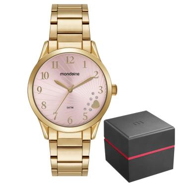 Imagem de Relógio Analógico Feminino Mondaine Dourado 99765LPMVDE3