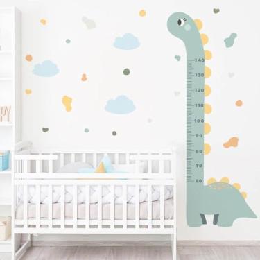 Imagem de Adesivo Régua Parede Infantil Dinossauro 06 Menino Medidor de Altura Quarto Decoração Lúdica