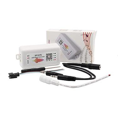 Imagem de LOAMLIN WS2811 WS2812B WS2813 WS2815 SK6812 Pixels Controlador LED Bluetooth/Music SP107E Controlador Smart LED DC5-24V (SP107E)