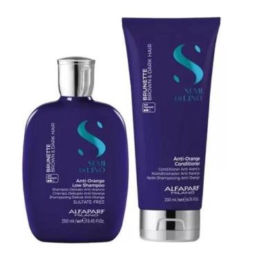 Imagem de Alfaparf Brunette Shampoo 250ml e Condicionador 200ml Anti-Orange