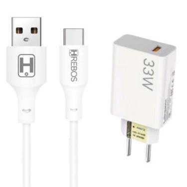 Imagem de Kit Carregador TURBO 2 Metros Compatível Com Redmi Note 11 _ Cabo Tipo