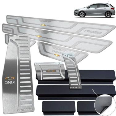 Imagem de Descanso Pedaleira Automático Soleira Onix Premier 20 Prata