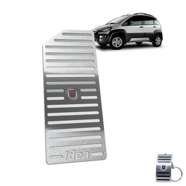 Imagem de Descanso de Pé Em Aço Inox Fiat Idea 2011 A 2016