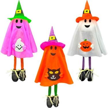 Imagem de Decoração Halloween Entrada Porta Hall Apartamento Fantasminha Fofo Lu