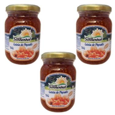 Imagem de Kit com 3 Geleia Extra de Physalis - 320g - Fazenda Sonnenhof