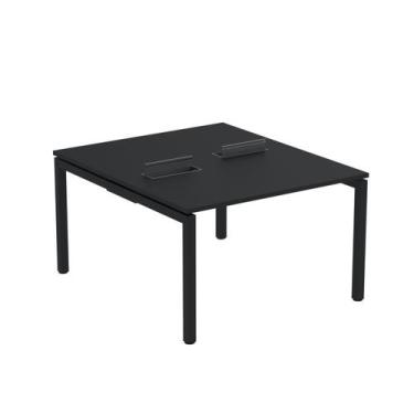 Imagem de Estação de Trabalho Mesa Plataforma Escritório Dupla para 2 Pessoas co