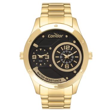 Imagem de Relógio Condor Masculino Civic Dourado - Co2036myz-4p