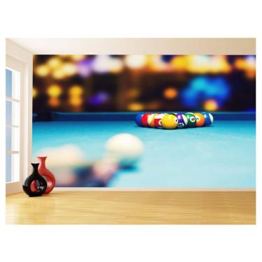 Imagem de Papel De Parede 3D Salão De Jogos Bilhar Sinuca 3,5M Jcs29