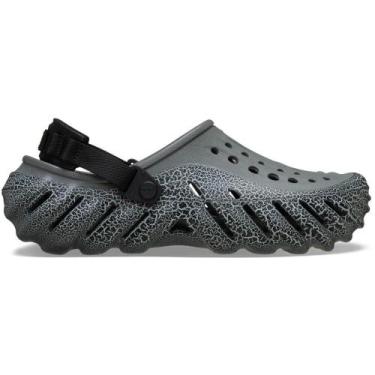 Imagem de Sandália Crocs Echo Crackle Clog Slate Grey, 37, Slate grey