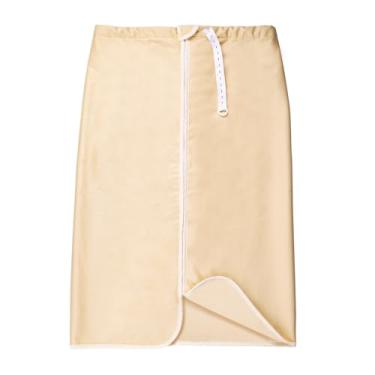 Imagem de Almofadas de cama para incontinência vestível, saia multifuncional para fraldas para adultos, saia urinária impermeável, pano lavável e reutilizável, capa de colchão de fraldas Uroclepsia com zíper, M