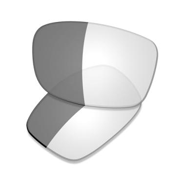 Imagem de SAUCER Lentes de reposição premium e protetores de nariz para óculos de sol Oakley Si Ballistic Shocktube OO9329 de alta defesa - Ativação fotocromática