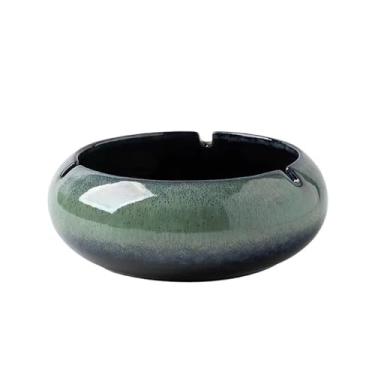 Imagem de Cinzeiro colorido gradiente de cerâmica para casa, sala de estar, quarto, secretária, escritório, exterior, cinzeiro (pequeno)