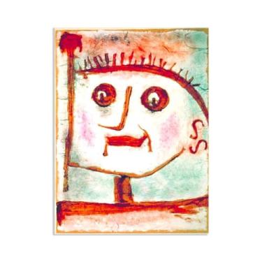 Imagem de Zeichn8u Paul Klee Wall Art und du wirst dich satt essen Poster surrealismo Impressão de arte em tela por Paul Klee Pintura arte de imagem quarto sala de estar escritório decoração de parede 100 x 70