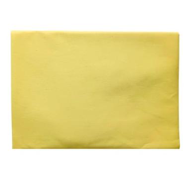 Imagem de Lençol Avulso para Berço Bebê Padrão Americano 100% Algodão com Elástico (Amarelo)