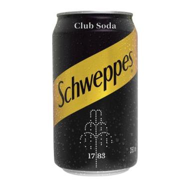Imagem de Refrigerante Club Soda Black Schweppes 350ml - Coca Cola