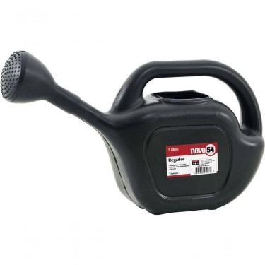 Imagem de Regador Plástico 5 Litros Preto - Nove54