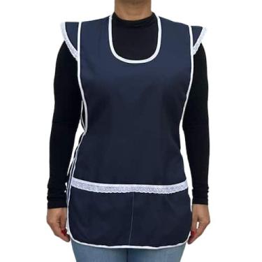 Imagem de Avental bata manguinha - Armarinho Neves, Azul marinho