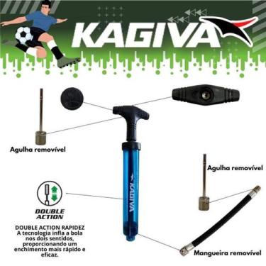 Imagem de Bomba De Ar Kagiva Dupla Ação , Azul