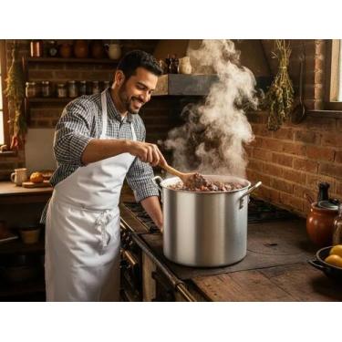 Imagem de Panela Caldeirão Grande Casa Hotel Restaurante N 30 18 Litros - Be Bes
