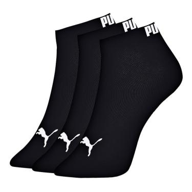 Imagem de Kit 3 Pares De Meias Puma Sapatilha Esportiva Feminina