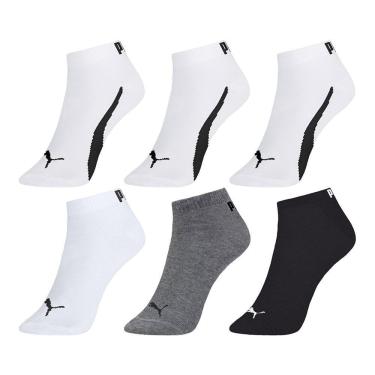 Imagem de Kit 6 Pares de Meias Puma Sapatilha Esportiva Masculino