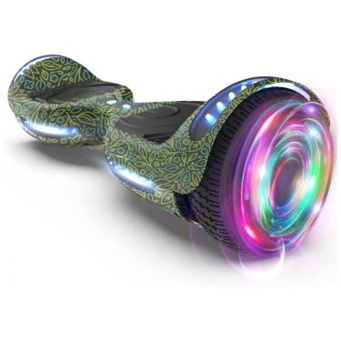 Imagem de Hoverboard Certificado HS2.01 Green Life com Rodas LED Flash, Bluetooth e Luzes LED