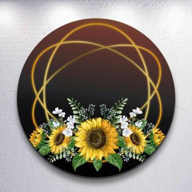 Imagem de Painel Sublimado Capas Flores Girassois Decoração Festa Estampa Femini