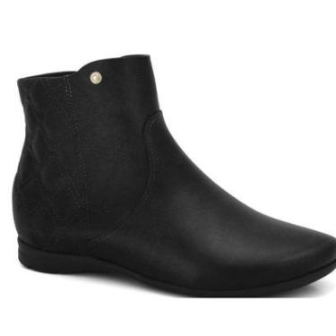 Imagem de Bota Feminina Comfortflex Cano Curto 3cm Salto Interno-Feminino