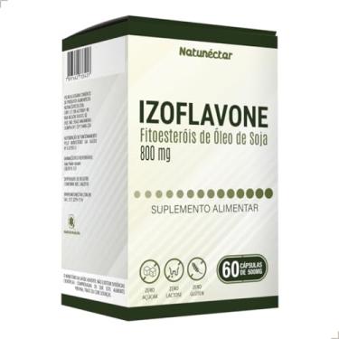 Imagem de Izoflavone 800mg Fitoesteróis de Óleo de Soja 60 Cápsulas Natunéctar