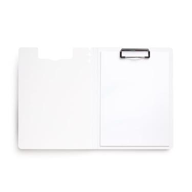 Imagem de Prancheta A4, Prancheta com Armazenamento, Pasta Organizadora de Documentos, 6 opções de cor (Branco)