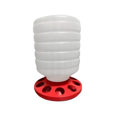 Imagem de Comedouro Plastico Frango 10 Furos 5 Kg (4 Unidades)