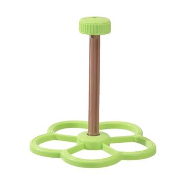Imagem de Ｂｅｓｇａ Poleiro para pássaros, brinquedo para pássaros, entretenimento, divertido, fácil instalação, moinho de vento giratório interativo para calopsitas, Verde