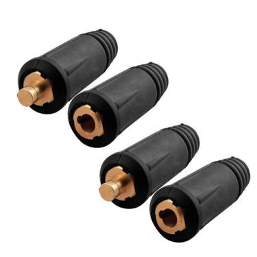 Imagem de Kit 2 Conector Macho e Fêmea 13mm  - Omega