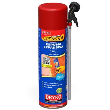 Imagem de Espuma expansiva de poliuretano 500 ml - VEDATUDO Dryko