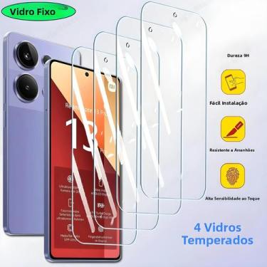 Imagem de Protetor De Tela De Vidro Temperado Para Xiaomi Redmi Note 13 12 11 10