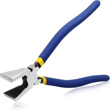 Imagem de Alicate Bico De Pato Serrilha Para Cortar Vidro Fácil Rápido para vidraceiros e original